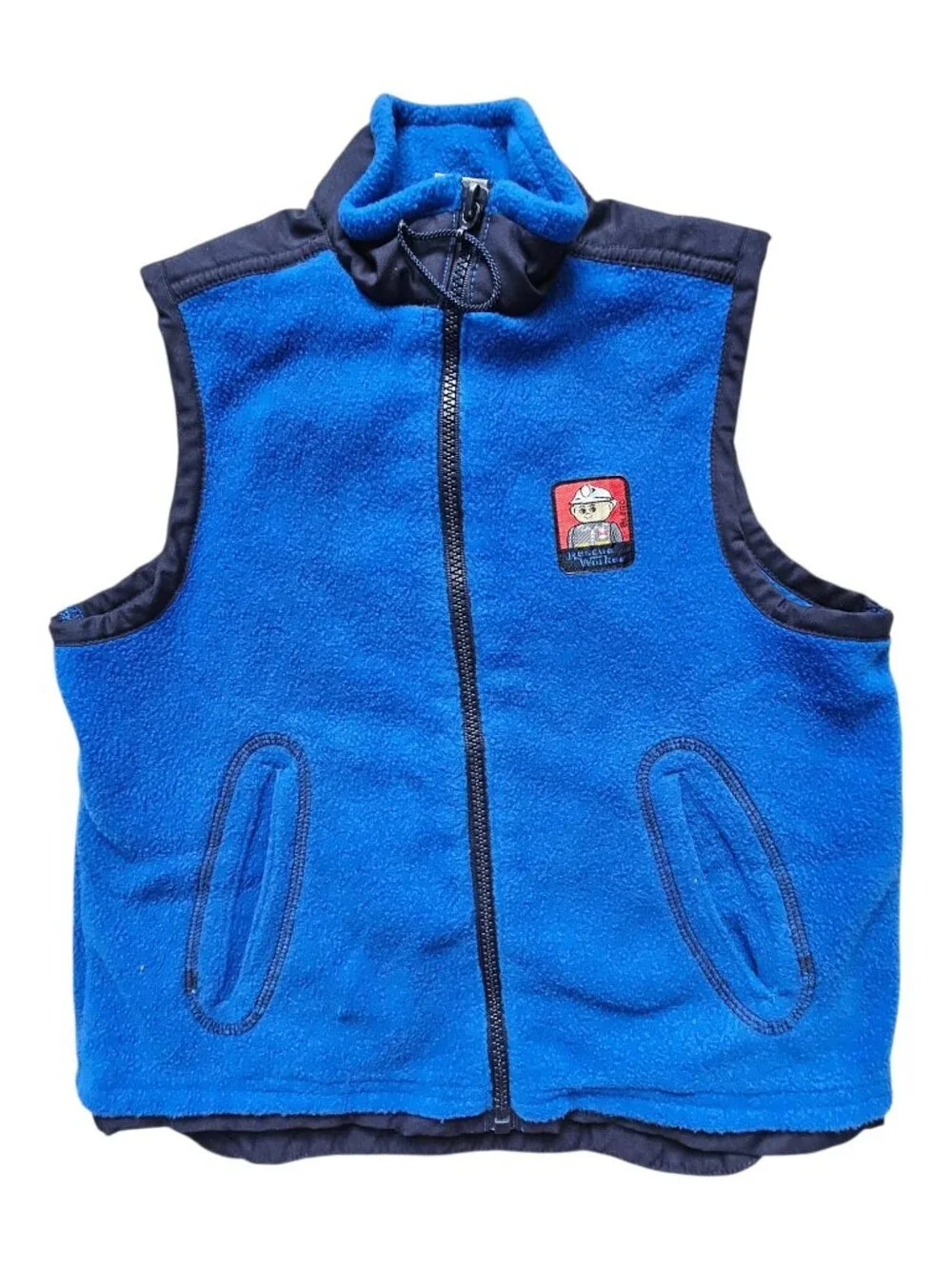 Y2K Lego Wear by Kabooki Rescue Worker fleece vest jacket . 3T